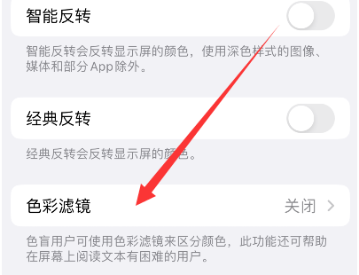 黄州苹果14正规维修分享iPhone14如何关闭色彩滤镜 